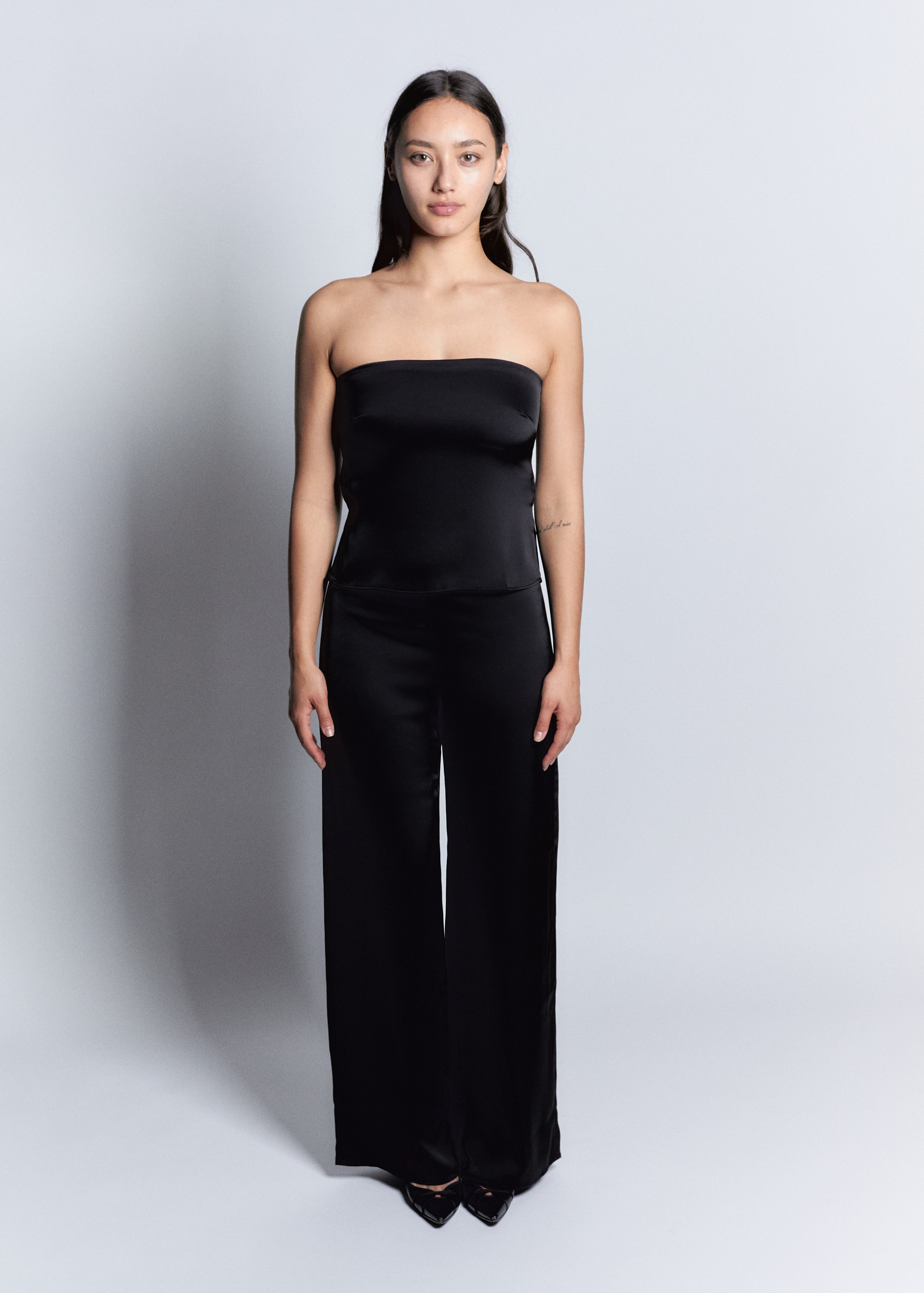 Black Silk Pants byBeam Black Silk Pants byBeam