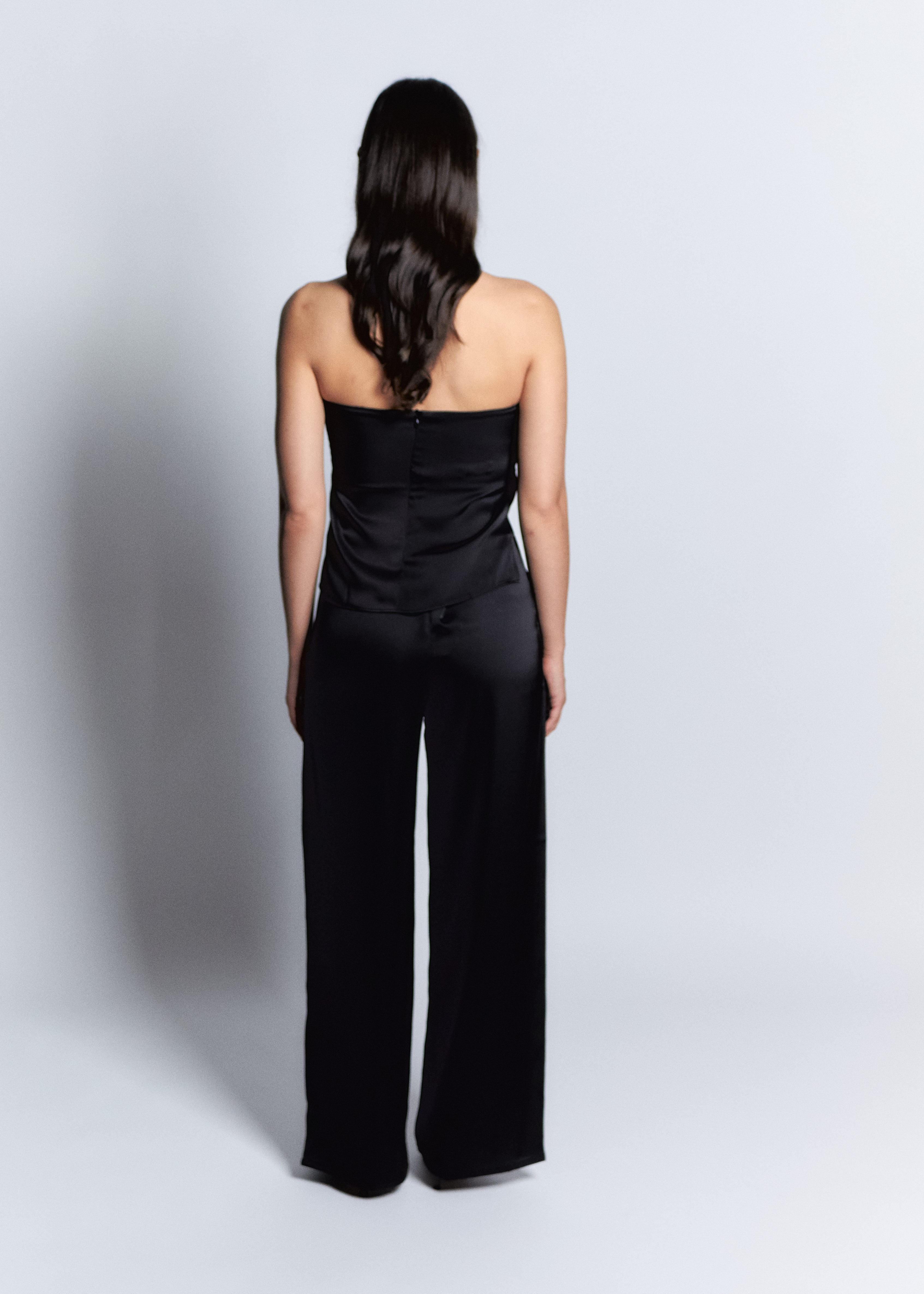 Black Silk Pants