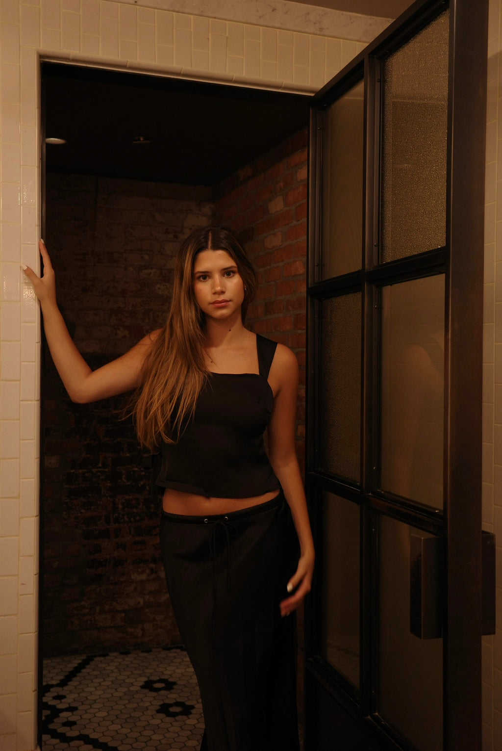 Perla Top Black