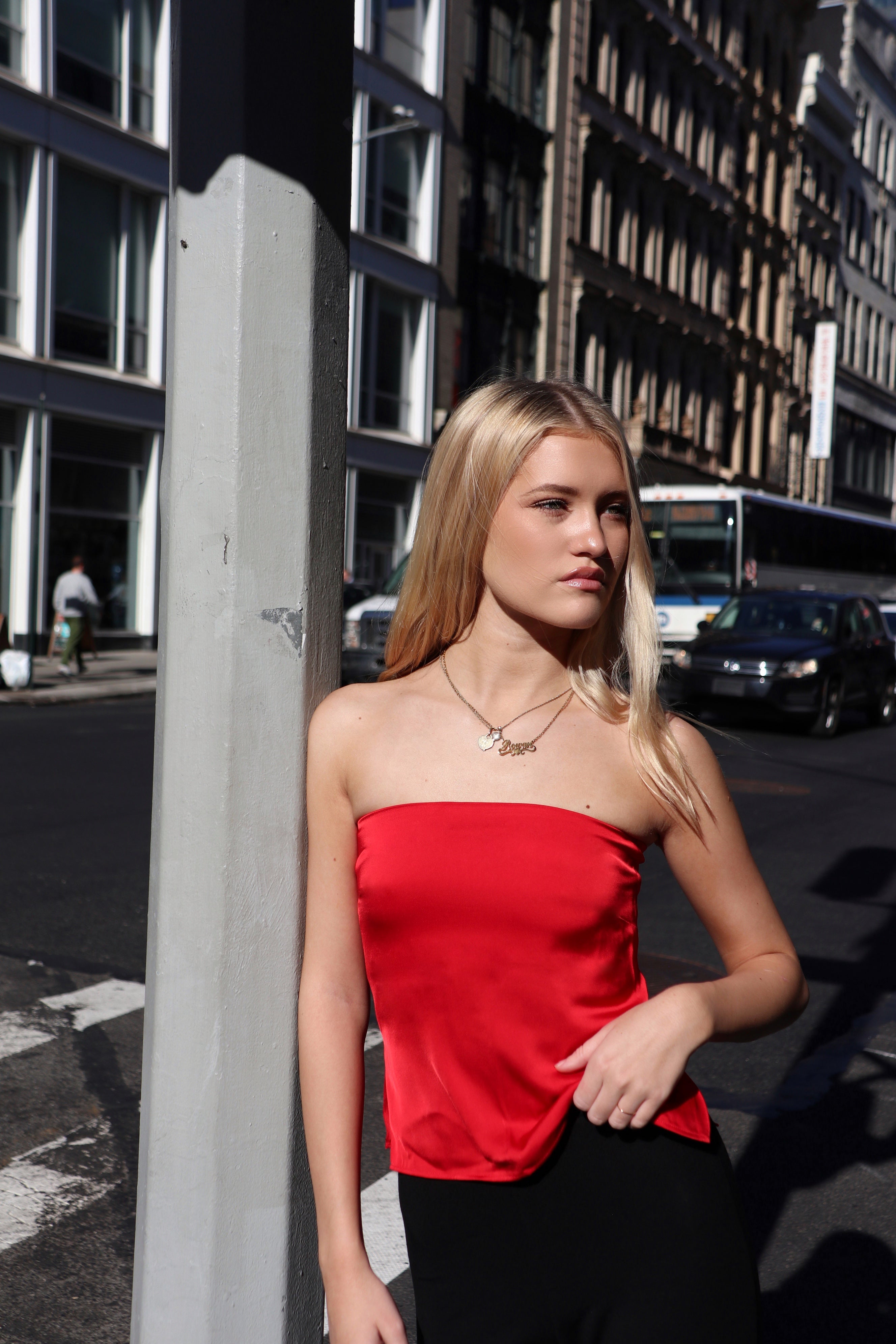 Belle Top Red